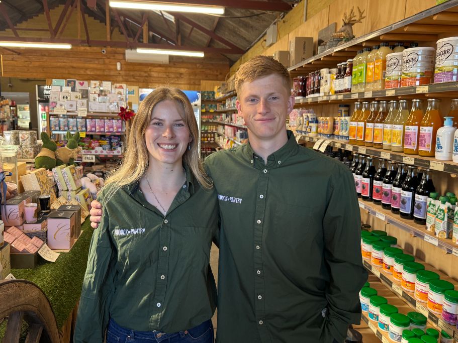John and Anna Kennerly are connected with Paddock to Pantry's planned push from two stores toward a wider regional grocery network.